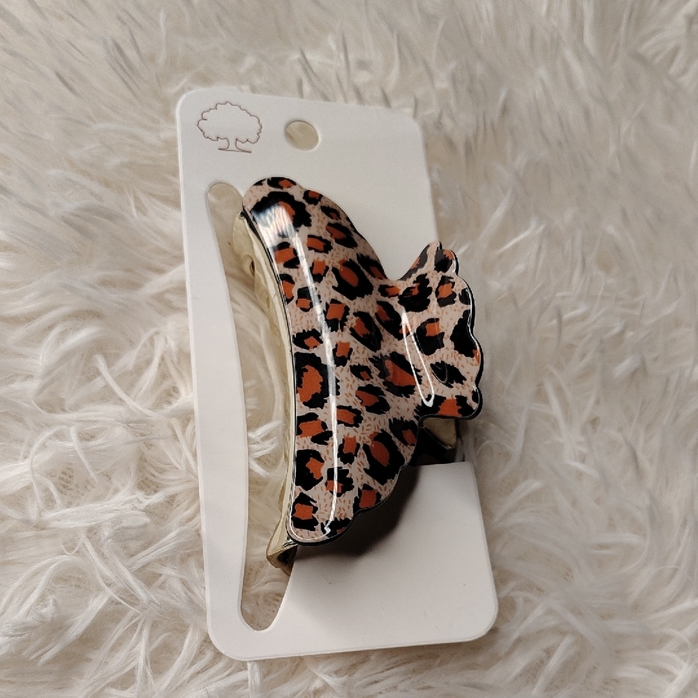 Leopard Print Hair Clip